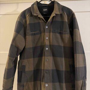 5.11 Tactical Flannel Snap Button Jacket – Men’s Medium